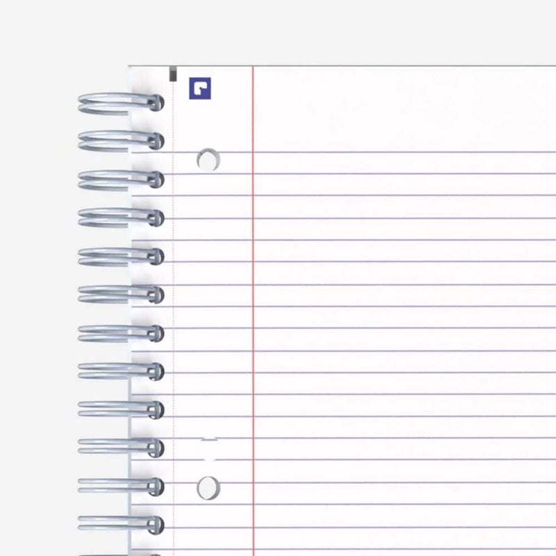 Hamelin, College Ruled Notebook/Journal, 8.5inx11in, Spiral bound, Hardcover, 1 Subject Notebook, 75shts/150 Pages ICE White - Image 2